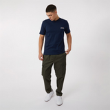 Ellesse Mens Benzina Heritage Back Logo T-Shirt Navy
