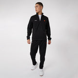 Ellesse Mens Taped Poly BLACK Tracksuit