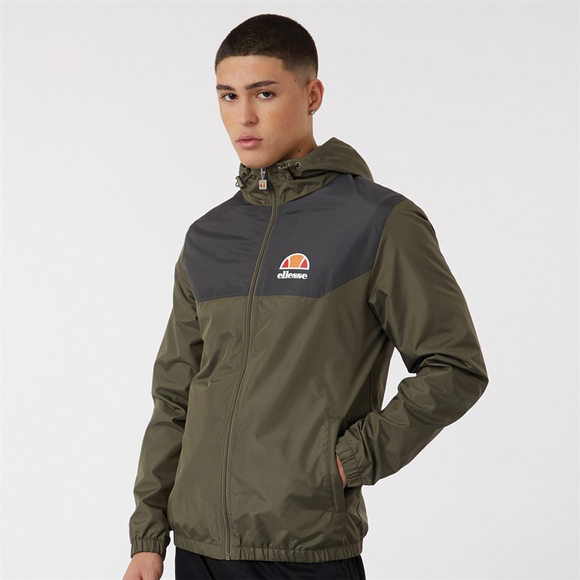 Ellesse Mens Anatolio Windrunner Jacket Khaki
