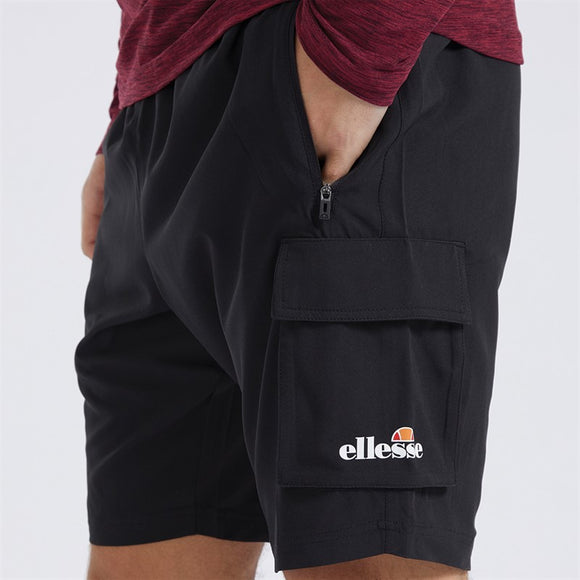 Ellesse Mens Cafaro Cargo Shorts Black