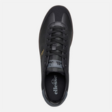 Ellesse Mens Sarvini Cupsole Trainers Black/Dark Grey