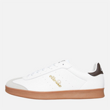 Ellesse Mens Sarvini Cupsole Trainers White/Dark Brown