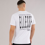 Ellesse Mens Retanna Back Logo T-Shirt White/Black