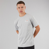 Ellesse Mens Benzina Heritage Back Logo T-Shirt Grey Marl
