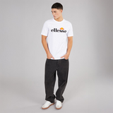 Ellesse Mens Prado 2 Large Logo T-Shirt White