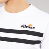 Mens Squalius Retro Stripe T-Shirt White