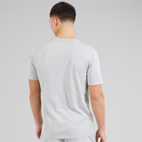 Ellesse Mens Malbory 2 Left Chest T-Shirt Grey Marl