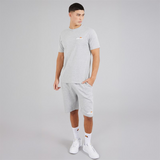 Ellesse Mens Malbory 2 Left Chest T-Shirt Grey Marl