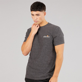 Ellesse Mens Dundalk Running Top Black Marl