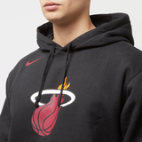 Miami Heat Club Men's Nike NBA Pullover Hoodie - Black