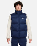 Men's Nike Club Therma-FIT Puffer Bleu Sleeveless Jacket