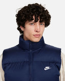 Men's Nike Club Therma-FIT Puffer Bleu Sleeveless Jacket