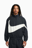 Nike swoosh Black and White Windbreaker Jacket