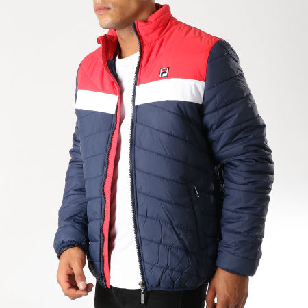 Fila Piselli Down Jacket Navy Blue White Red
