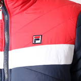 Fila Piselli Down Jacket Navy Blue White Red