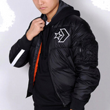 Converse Down Jacket 'Black White'