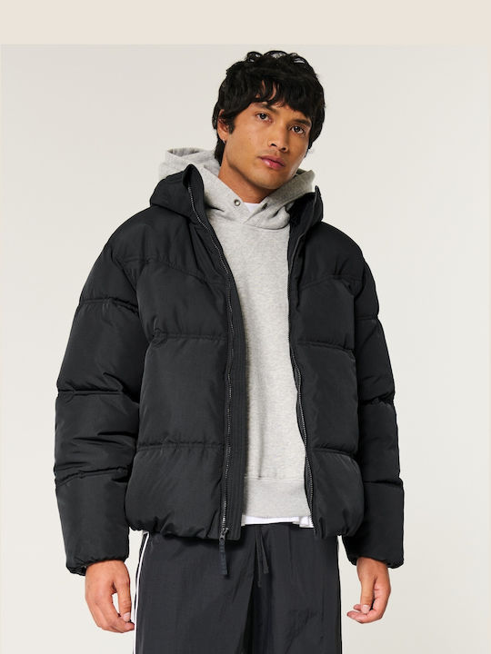 MEN'S HOLLISTER Jacket Puffer Black