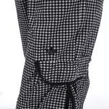 adidas Originals Gingham Track Pants in White Black