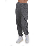adidas Originals Gingham Track Pants in White Black