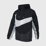Nike Swoosh Woven Lined Jacket 'Black/White