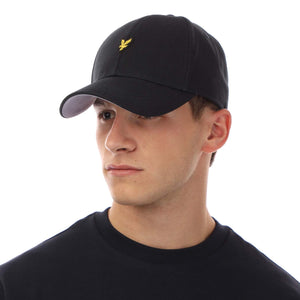 Lyle And Scott Heavy Twill Baseball Cap in Navy