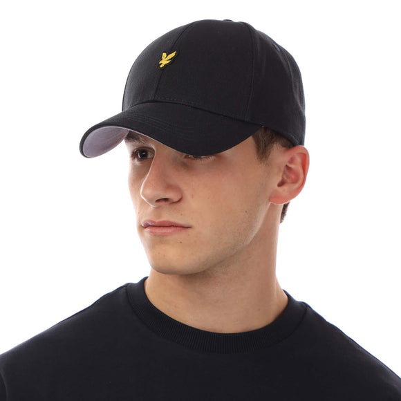 Lyle And Scott Heavy Twill Baseball Cap in Navy
