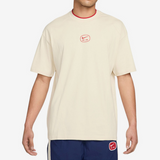 T-Shirt Nike Swoosh Air -beige&red