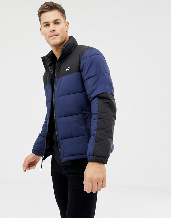 HOLLISTER Winter Jacket  PUFFER MOCK