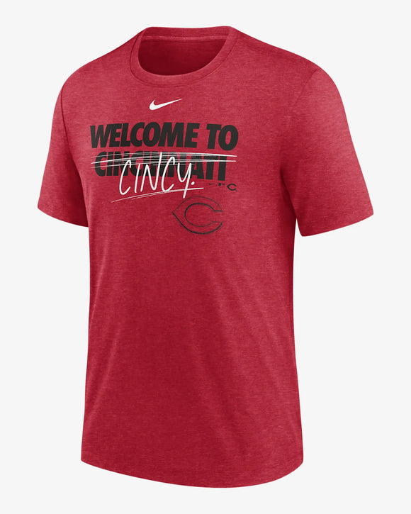 Nike Home Spin (MLB Cincinnati Reds) Men's T-Shirt