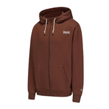 Lonsdale Men's LOGO BROWN TOP WITH ZIP