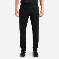 Umbro Mens Black / Castlerock - Adult Fleece Jogger