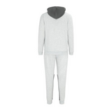 Lonsdale Mens Tracksuit Grey/Black