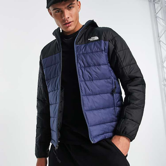 The North Face - Synthetic Down Jacket - Navy and Black