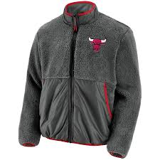 Chicago Bulls JACKET ZIP  BLACK