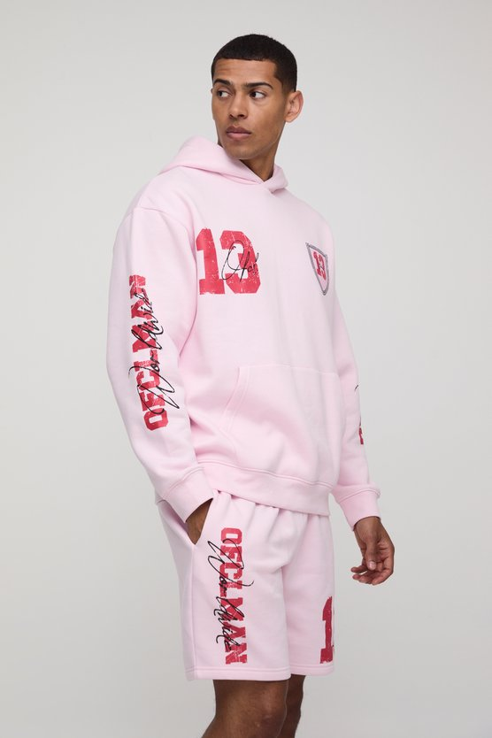 Oversized tracksuit with shorts - Ofcl