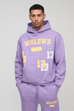 Worldwide Embroidered Varsity Oversized Tracksuit