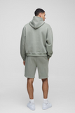 Oversized Boxy Man Colour Block Short Hooded Tracksuit