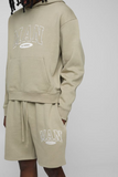 boohooMAN Oversized Boxy Man Hooded Short Tracksuit