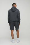 Oversized Boxy Man Hooded Short Tracksuit