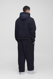 Tall Oversized Boxy Man Wash Hooded Tracksuit