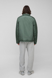 Tall Padded Nylon Varsity Oversized Coach Jacket