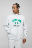 BOOHOOMAN Oversized Homme Varsity Hoodie