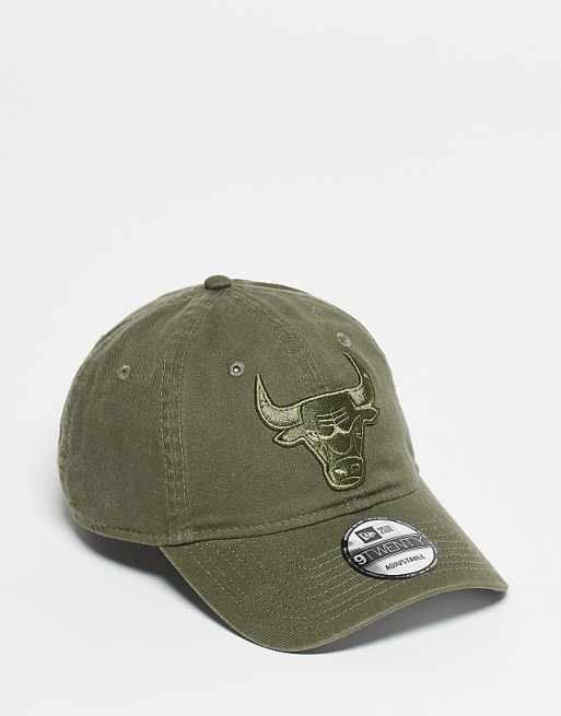 New Era Chicago Bulls 9twenty tonal cap in khaki