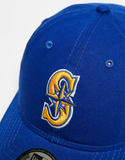 New Era Seattle Mariners 9twenty washed cotton baseball cap in blue