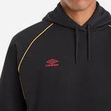 Umbro Mens Black / Red Dahlia / Antique Gold - Adult Panelled Tracksuit