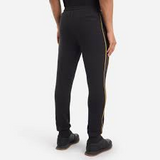 Umbro Mens Black / Red Dahlia / Antique Gold - Adult Panelled Tracksuit