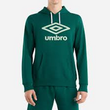Umbro Mens Rain Forest - Adult Large Logo Hoodie