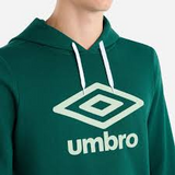 Umbro Mens Rain Forest - Adult Large Logo Hoodie