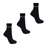 Everlast Qtr Sk 3Pk  BLACK