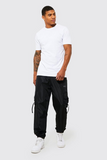 BOOHOOMAN CARGO Black Jogging - MAN